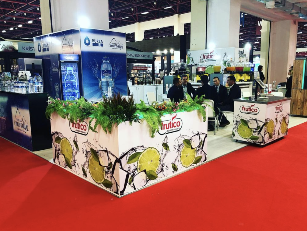 Frutico fuar standı tasarım ve uygulaması