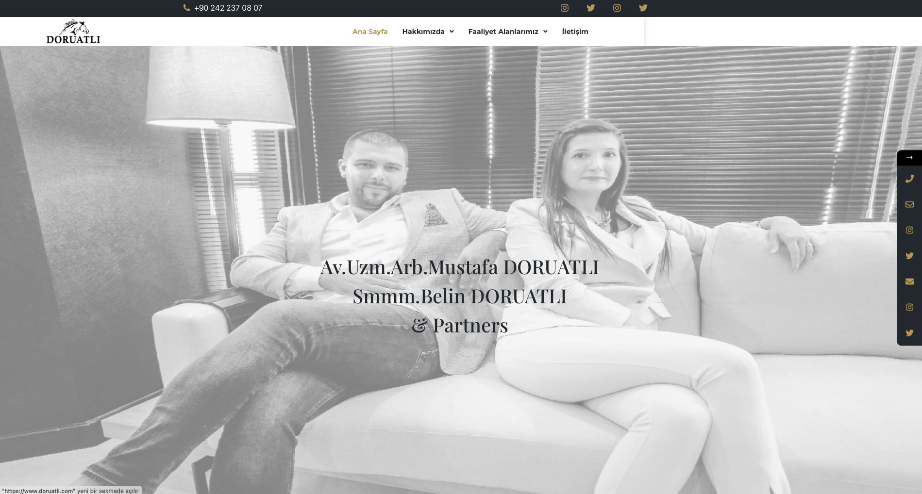 DORUATLI kurumsal web tasarım projesi
