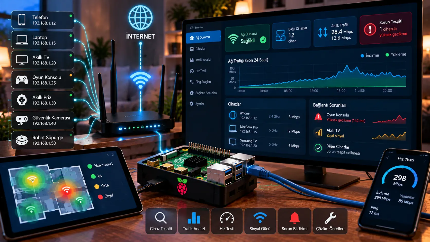 raspberry pi ev agi izleme baglanti sorunlari 1
