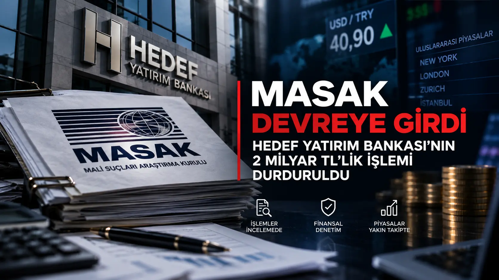 MASAK tarafından durdurulan Hedef Yatırım Bankası'nın 2 milyar TL'lik işlemi