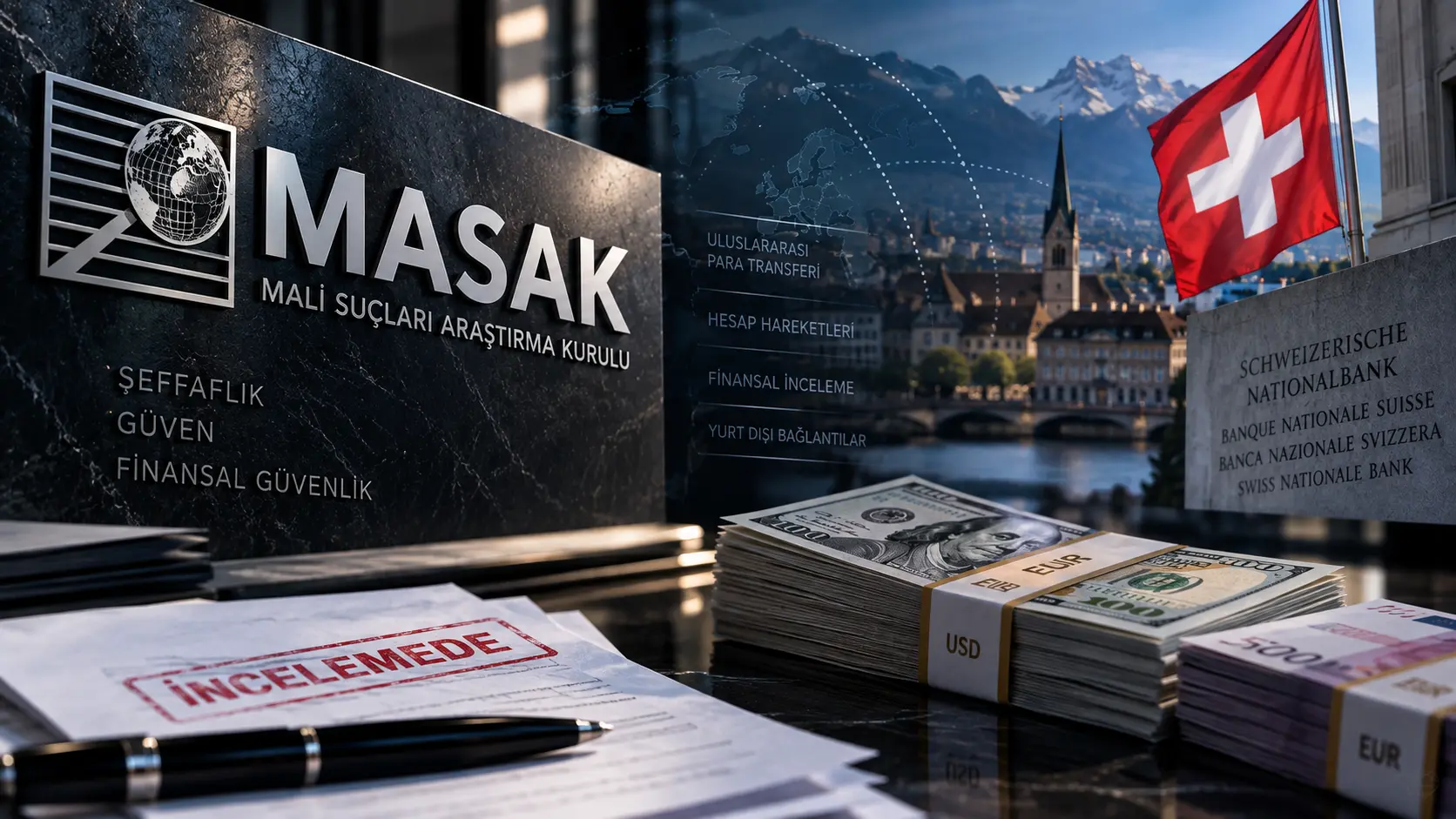 MASAK fon soruşturmasında İsviçre'ye yapılan para transferlerinin incelenmesi