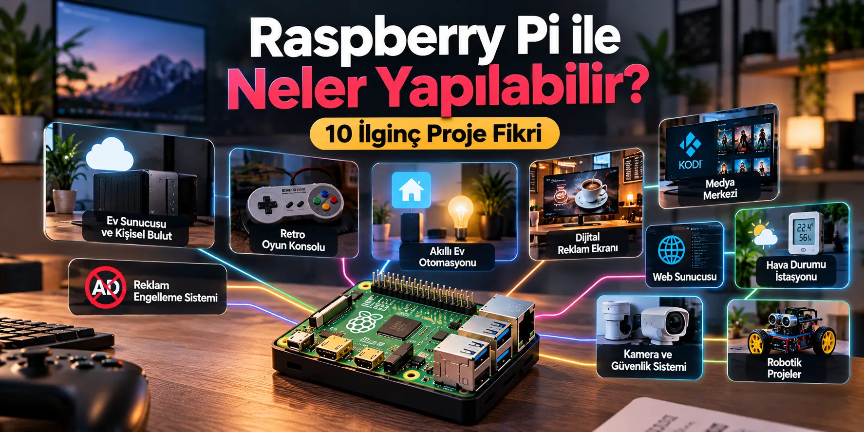 Raspberry Pi ile Neler Yapılabilir? 10 İlginç Proje
