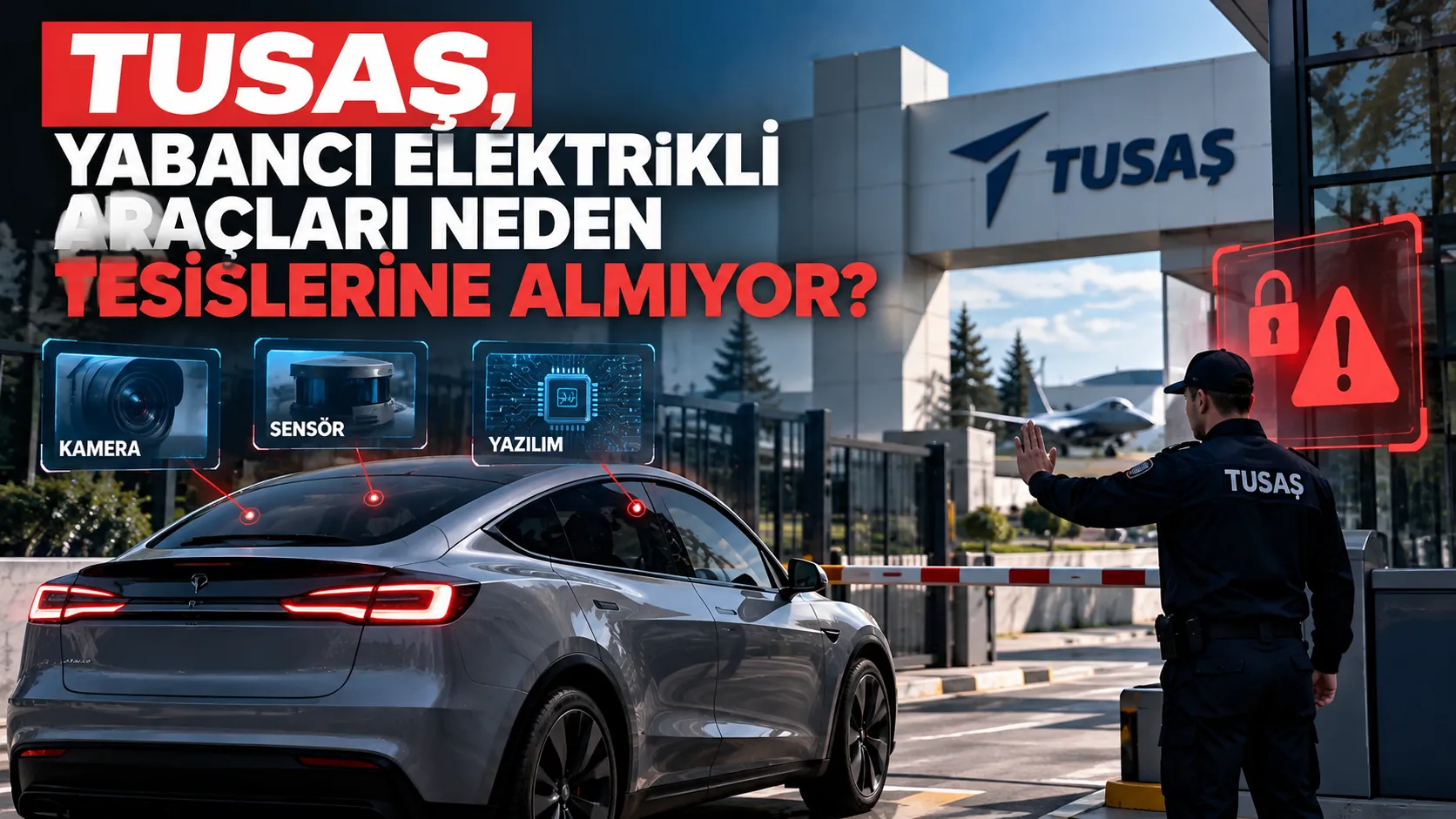 Yapay zekâ, elektrikli araçların sensörleri ve savunma sanayisinde araç güvenliği